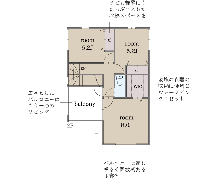 グランコート川西多田 1号地2階