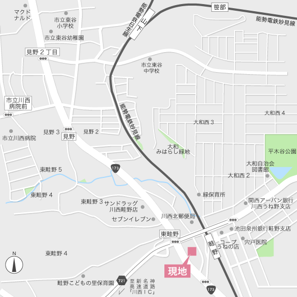 周辺施設地図