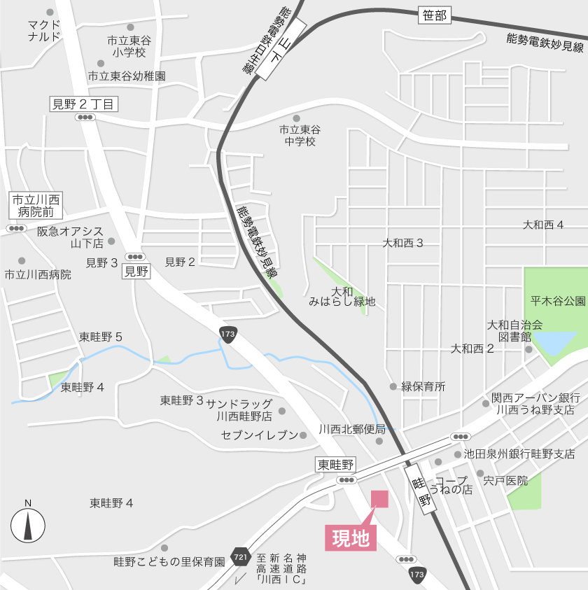 周辺施設地図